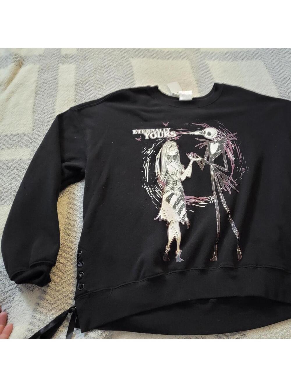 The Nightmare Before Christmas Women's Black Sweatshirt